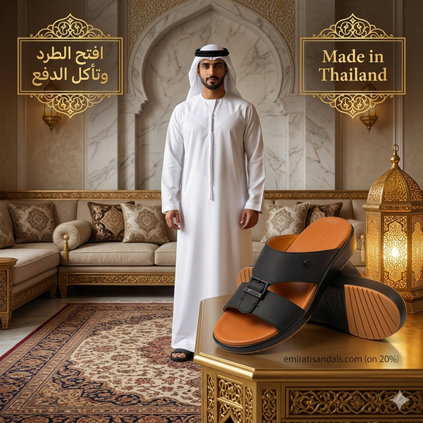 نعل الأصيل الأصلي — نعال إماراتي ملكي فاخر (P02)